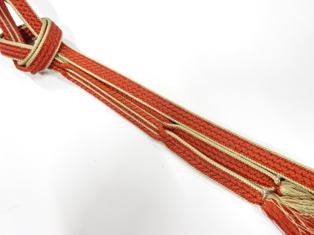 正絹　手組帯締め